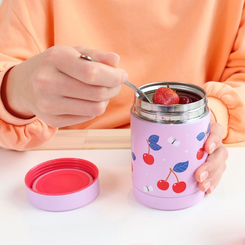 Boîte à repas isotherme Cerises A Little Lovely Company Ambiance 1