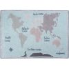 Tapis lavable carte du monde (140 x 200 cm) - Lorena Canals
