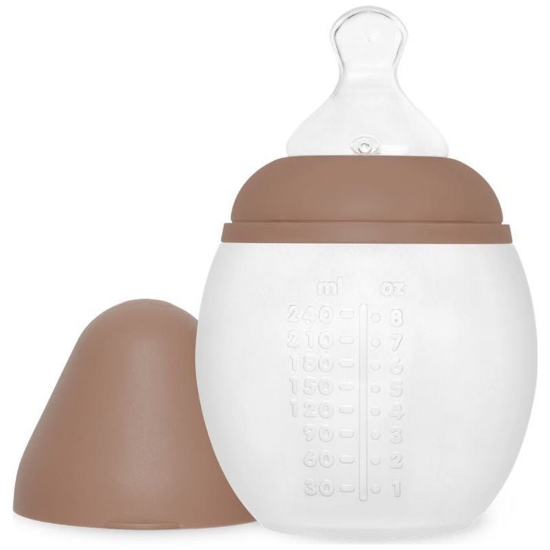 Biberon anti-colique en silicone Mocha Mousse (240 ml) Elhée Produit 1