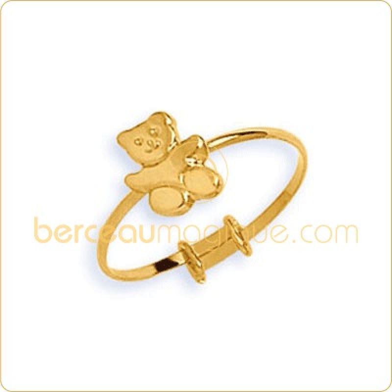 Bague enfant ourson Berceau magique bijoux
