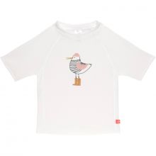 Tee-shirt anti-UV manches courtes Mme Mouette rose (18 mois)  par Lässig 