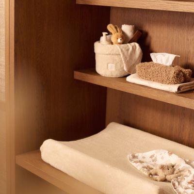 Housse de matelas à langer Fluffy Sand (50 x 70 cm)