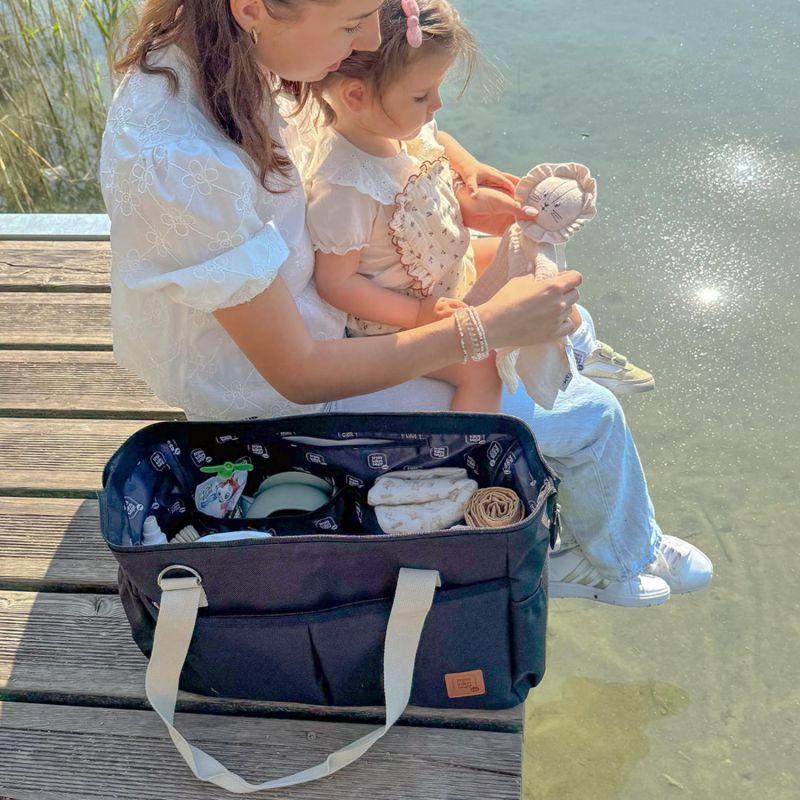 Sac à langer Noir Trois Kilos Sept Ambiance 2