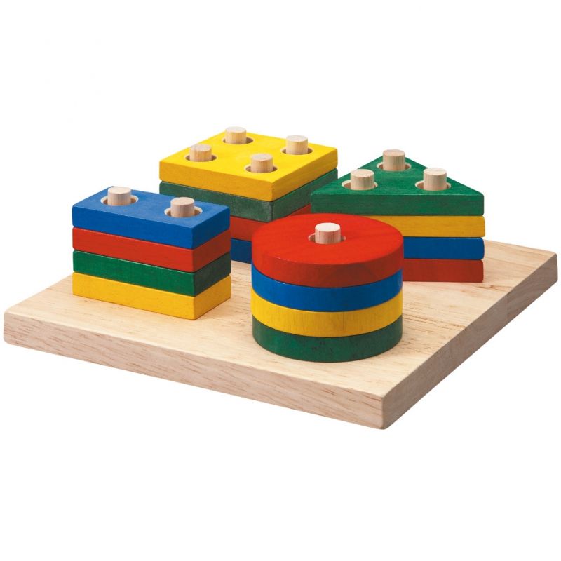 Empilages géométriques Plan Toys
