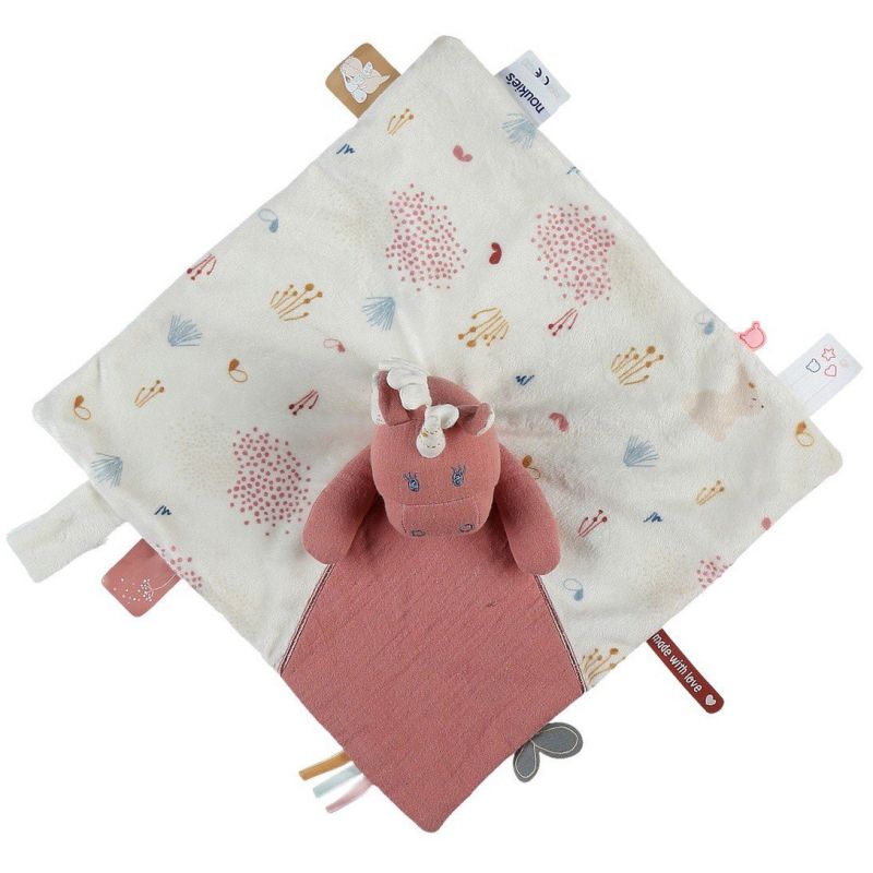 Doudou attache sucette licorne Lina & Joy Noukie's