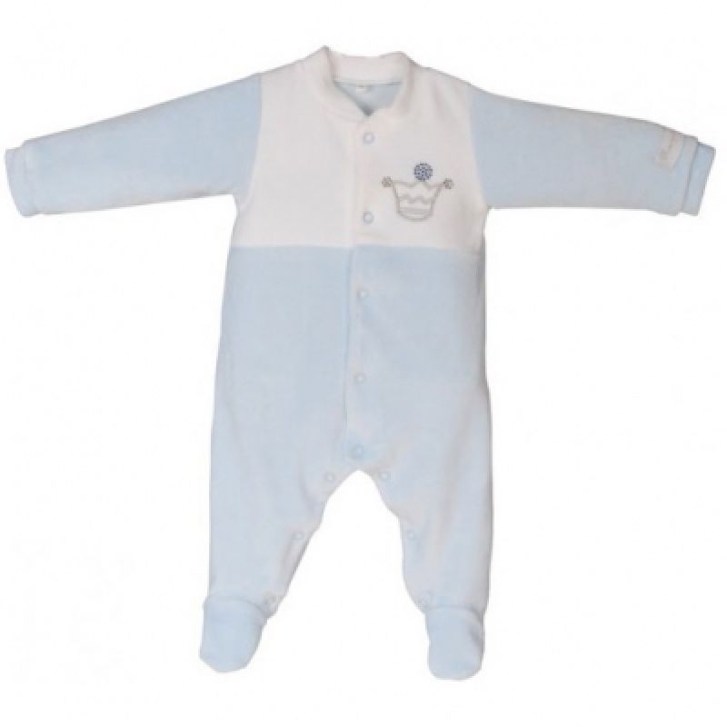 Pyjama chaud Prince bleu (Prématuré) Maison Nougatine