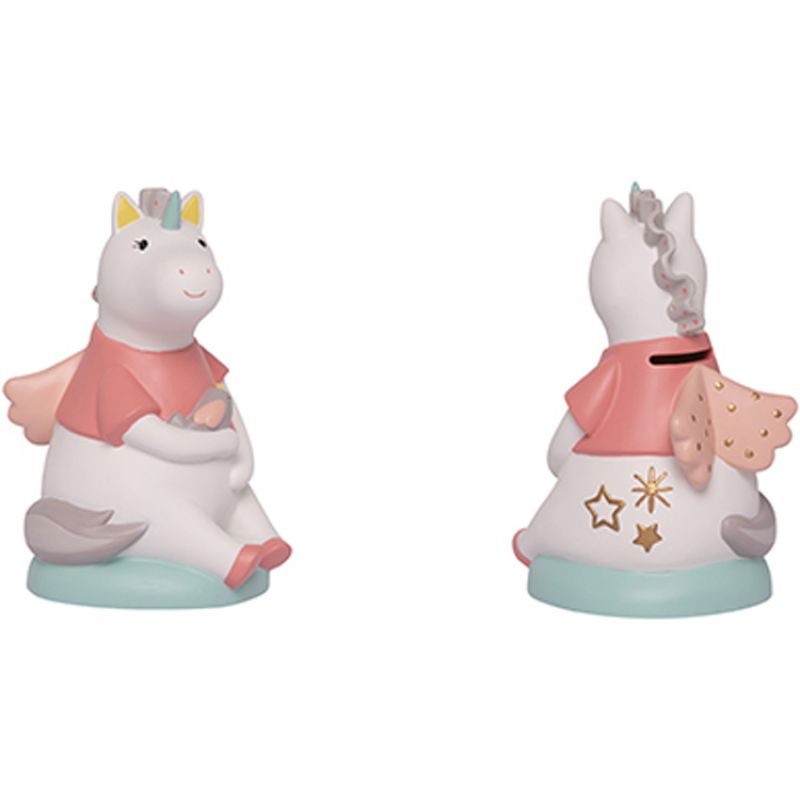 Tirelire licorne Lilou et Perlin (11 x 17 cm) Galipette