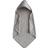 Cape de bain en coton bio Gray