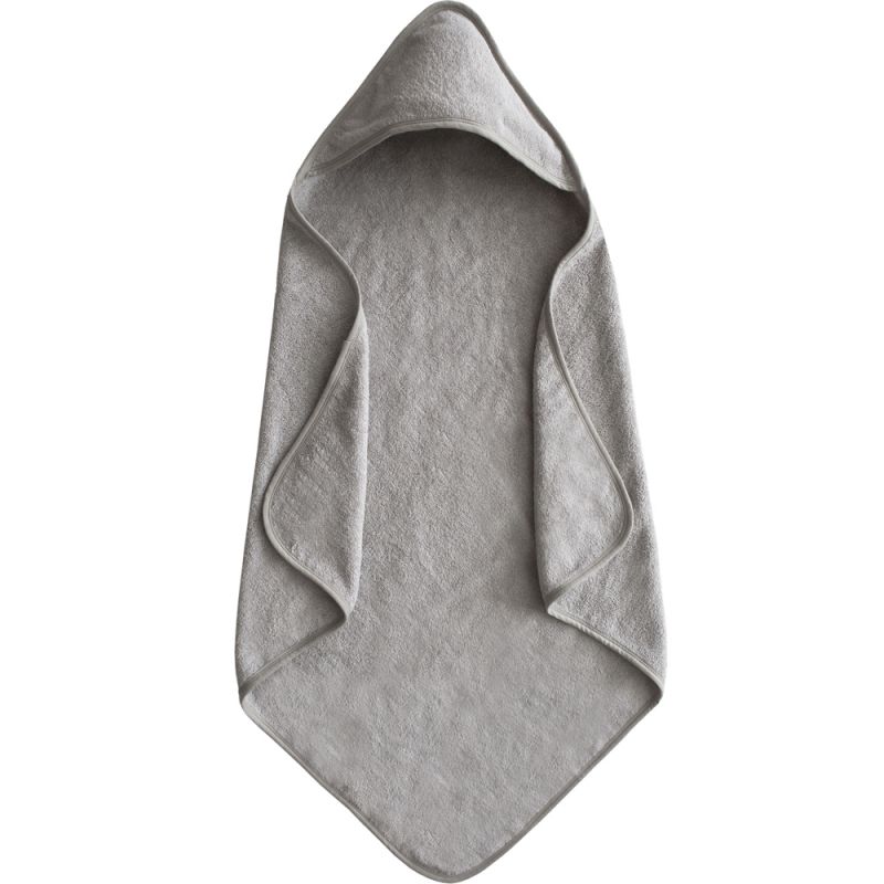 Cape de bain en coton bio Gray Mushie