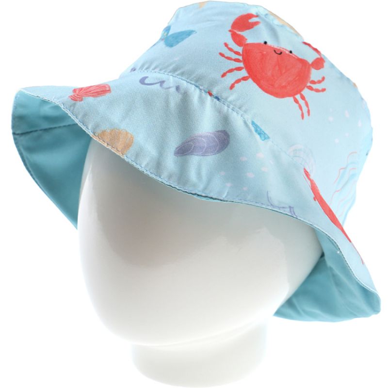 Chapeau été Crevettes bleu (46 cm) Archimède