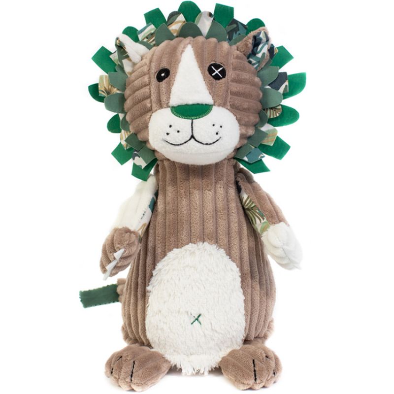 Peluche Jélékros le lion Original (29 cm) Les Déglingos