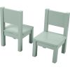 Lot de 2 chaises en bois vert sauge (1-4 ans)  par Pioupiou et Merveilles