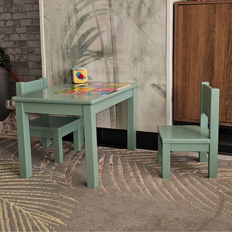 Lot de 2 chaises en bois vert sauge (1-4 ans) Pioupiou et Merveilles Produit 4