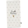 Protège livret de famille Gaze Coeurs (personnalisable) - Atelier Wagram