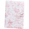 Protège carnet de santé Toile de Jouy rose Tartine et Chocolat Produit 1