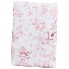 Protège carnet de santé Toile de Jouy rose - Tartine et Chocolat