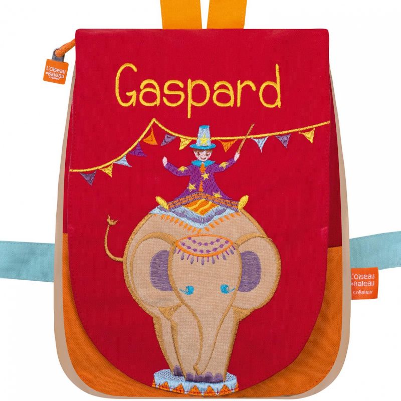 Sac à dos Eléphant circus (personnalisable) L'oiseau bateau