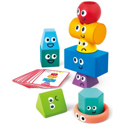 Set de 10 blocs à empiler Montessori