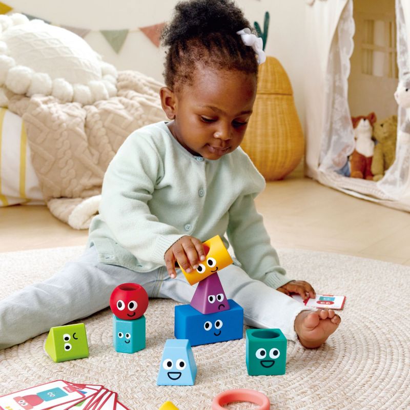 Set de 10 blocs à empiler Montessori Hape Ambiance 7