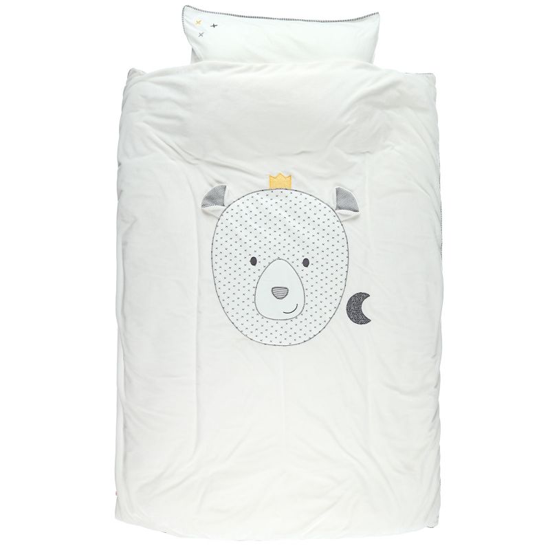 Housse de couette + taie d'oreiller Timeless (100 x 140 cm) Noukie's