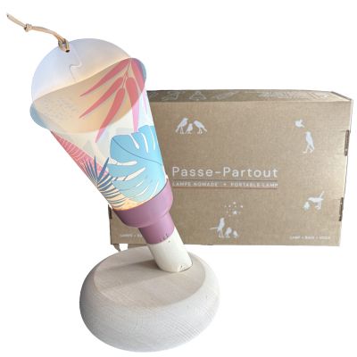 Coffret lampe nomade 5 en 1 Tropical Mood Rose d'antan Maison Polochon