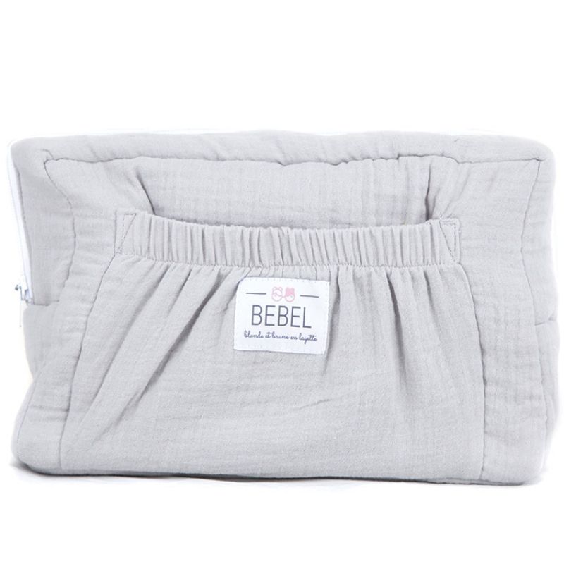 Trousse de toilette gris dragée BEBEL