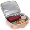 Sac isotherme Papillon Paillette Rose Caramel & Cie Produit ouvert 3