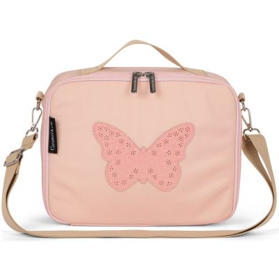 Sac isotherme Papillon Paillette Rose Caramel & Cie