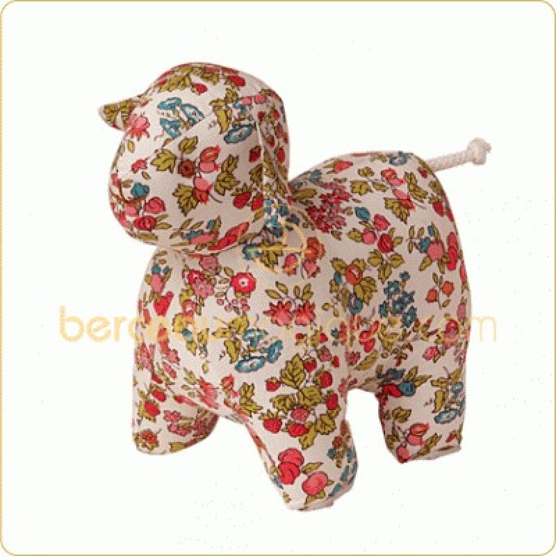 Mouton imprimé Liberty 76 (18 cm) Trousselier