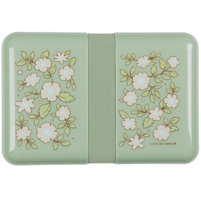 Lunch box Fleurs sauge A Little Lovely Company Produit 1 grande taille