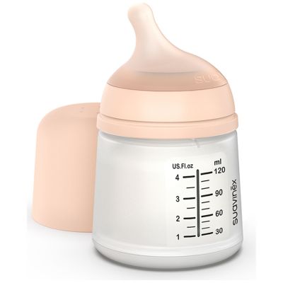 Biberon anti-colique Zerø.Zerø taille unique spécial allaitement Fair (120 ml) Suavinex