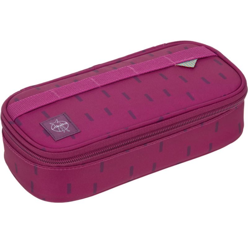 Trousse scolaire Spacy Unique Petits traits berry Lässig