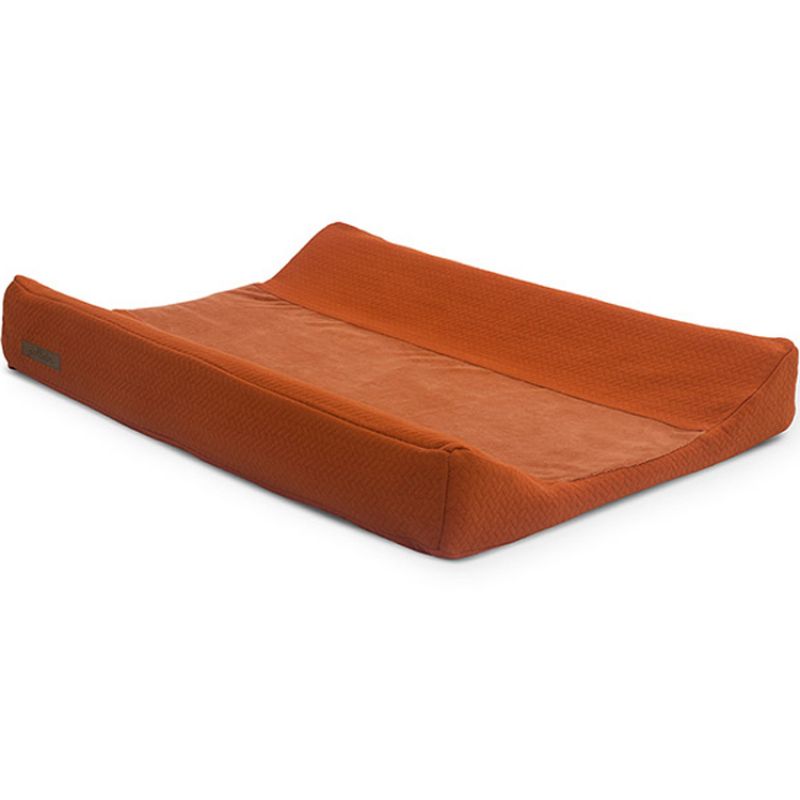 Housse de matelas à langer Brick velvet rouille (50 x 70 cm) Jollein