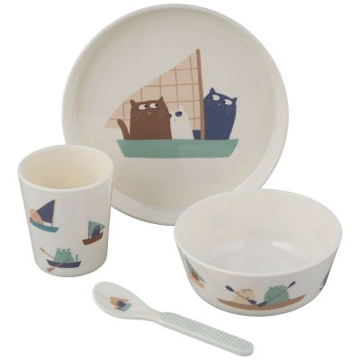 Coffret repas Les Chats marins (4 pièces)