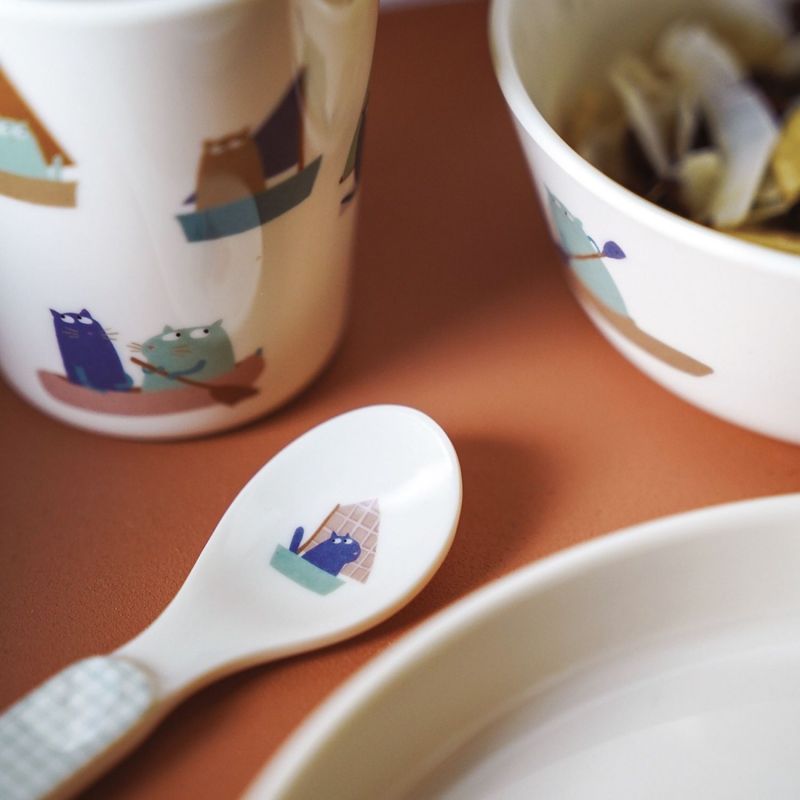 Coffret repas Les Chats marins (4 pièces) Petit Jour Paris Ambiance 3