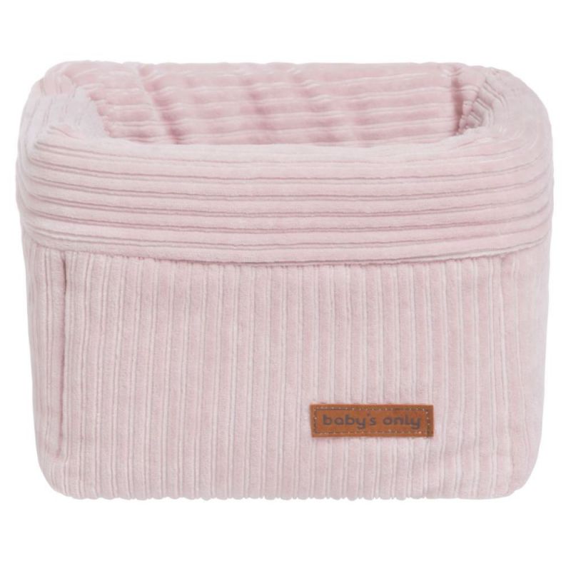 Panier de toilette Sense rose (18 x 18 cm) Baby's Only