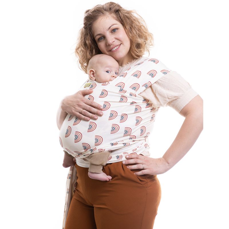 Écharpe de portage bambou et coton bio Boba Wrap Serenity Rainbows Boba