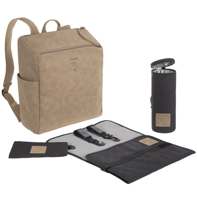 Sac à dos à langer Tender Vegan camel Lässig