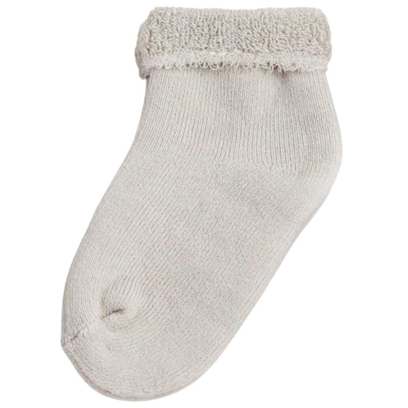 Lot de 3 paires de chaussettes beige et blanc (0-6 mois) Trois Kilos Sept Produit 4