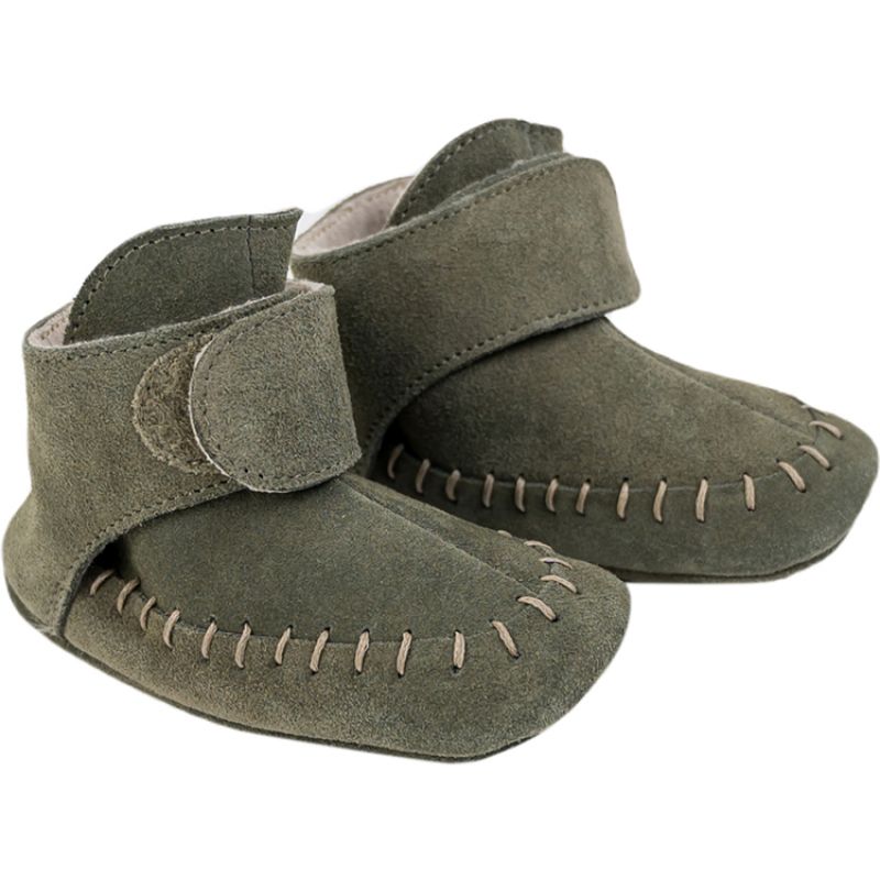 Bottines bébé en cuir Olivine (15-18 mois) Lodger