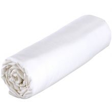 Drap de lit en coton bio blanc (118 x 180 cm)  par P'tit Basile