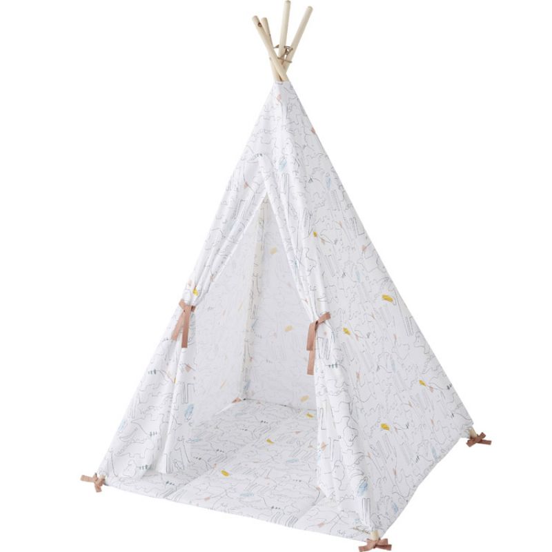 Tipi de jeu avec tapis Mix & Match Noukie's