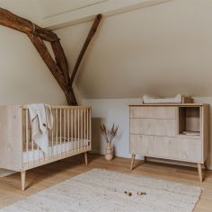 Lit bébé évolutif Cocoon Natural Oak (140 x 70 cm)