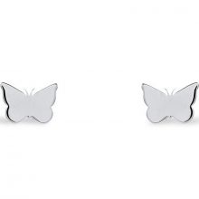 Boucles d'oreilles Nature papillon (argent 925°)  par Coquine