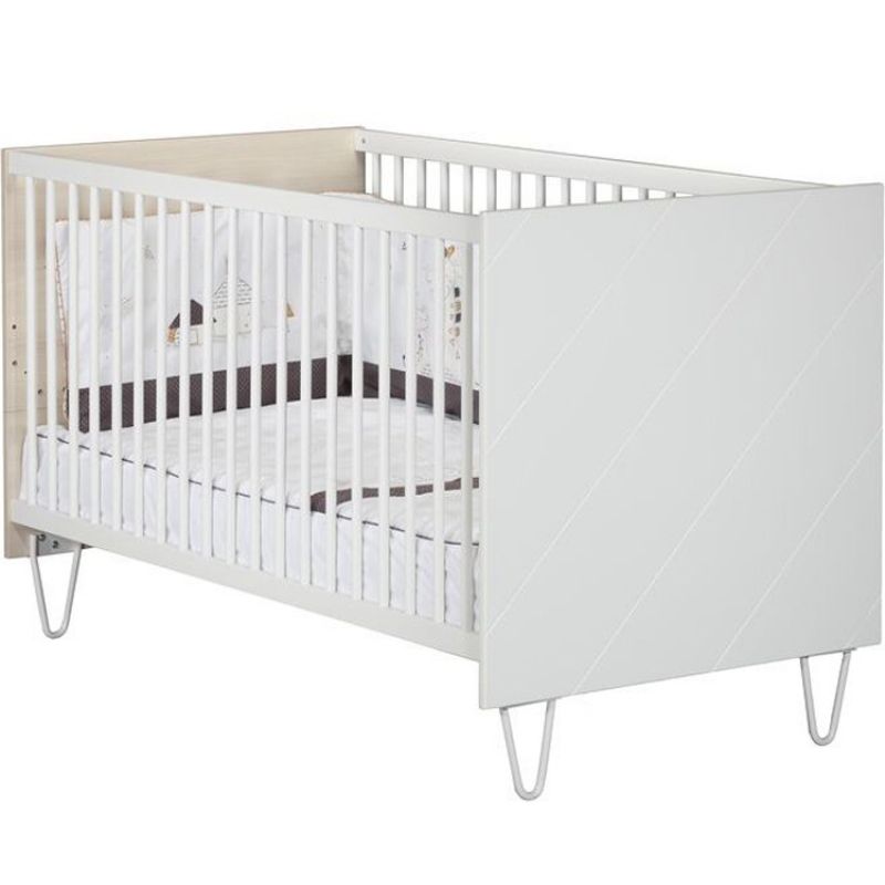 Lit bébé évolutif en lit junior Little Big Bed Happy (70 x 140 cm) Sauthon mobilier