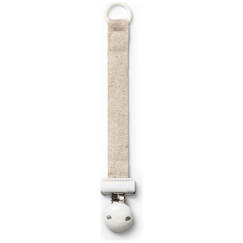 Attache sucette en bois Silver Sheen Elodie Details Produit 1