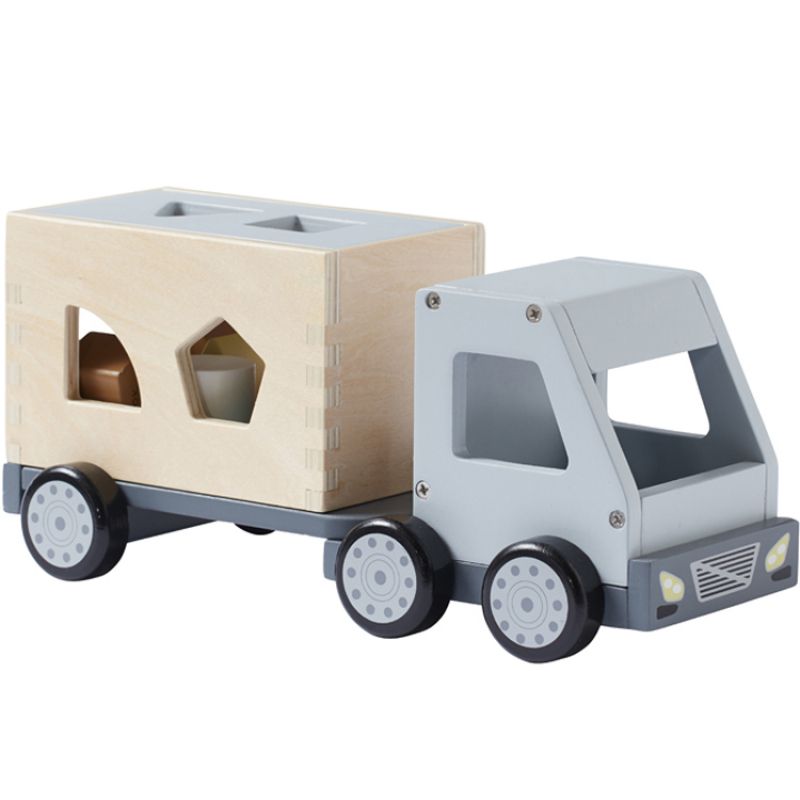 Camion trieur de formes en bois Aiden Kid's Concept