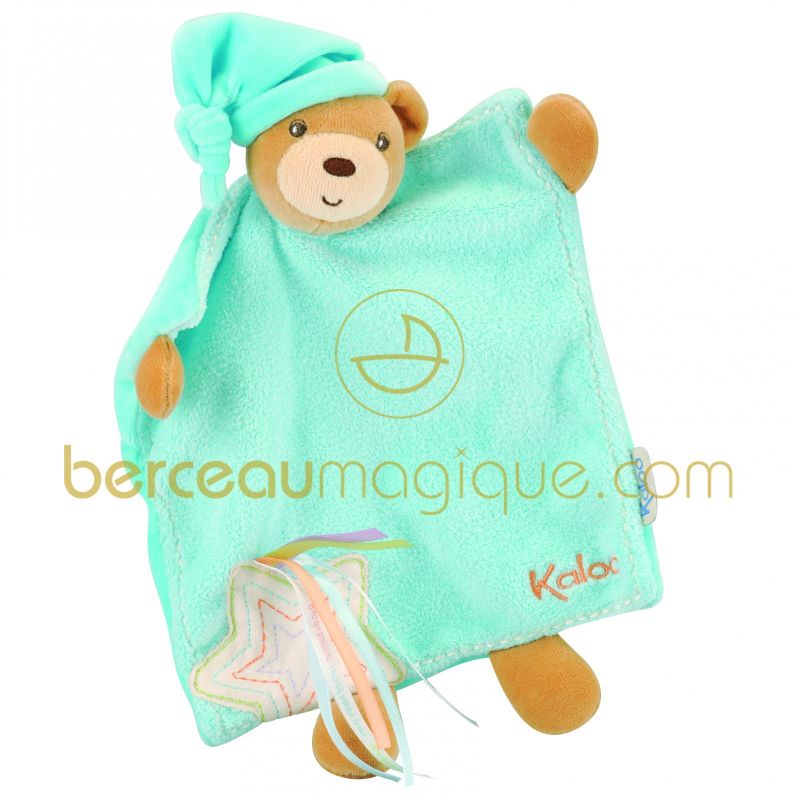 Doudou ours étoile turquoise Kaloo