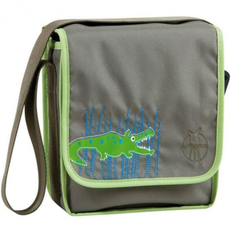 Mini sac en bandoulière Croco vert Lässig