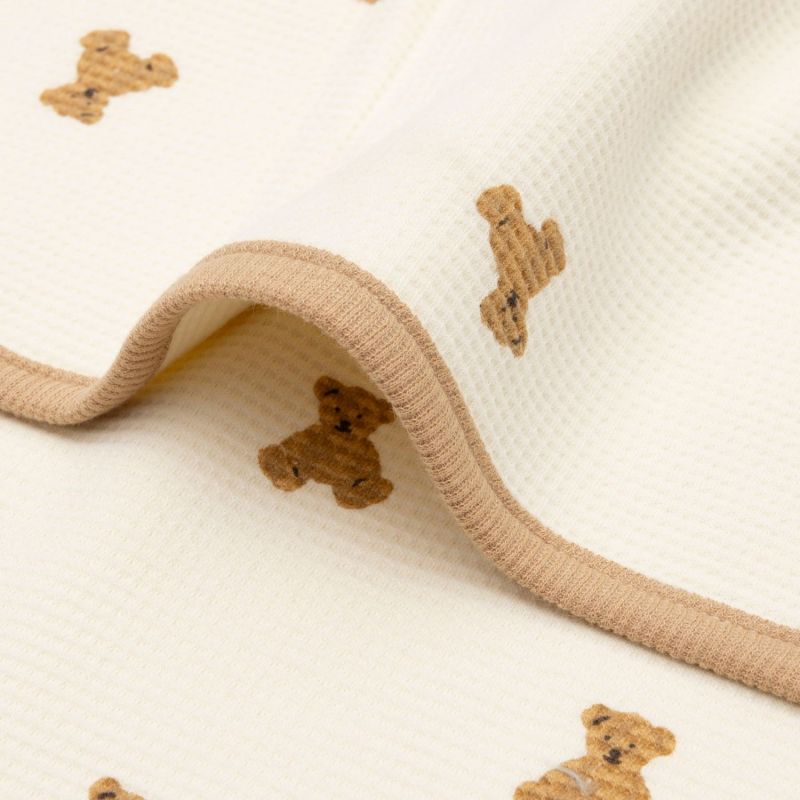 Couverture Little Waffle Mini Teddy Bear (75 x 100 cm) Jollein Produit 6